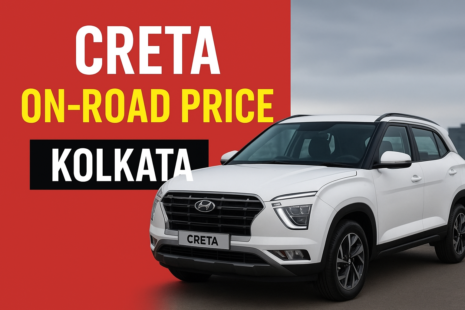 creta on road price kolkata