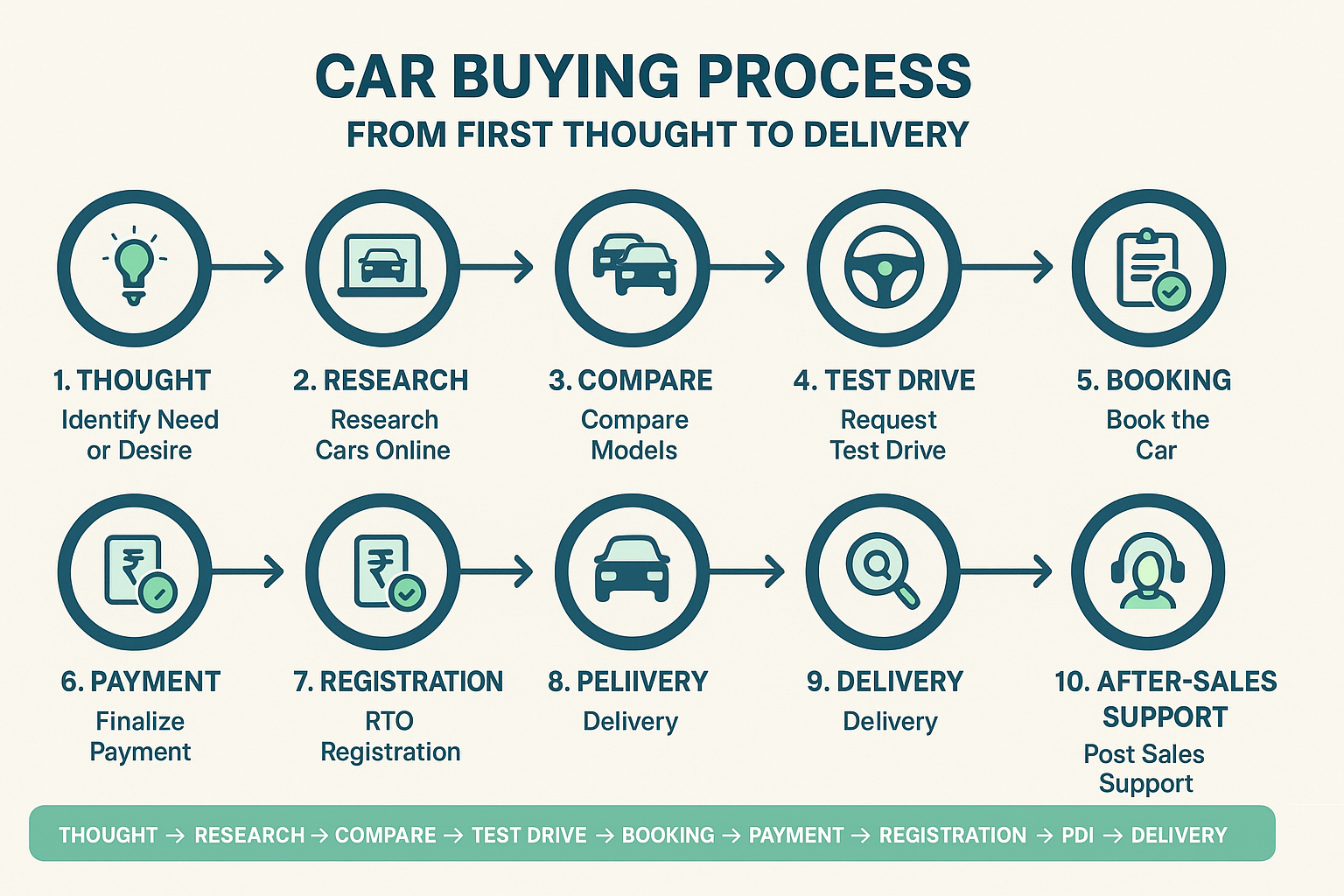 New Car Buying Process: From First Thought to Delivery